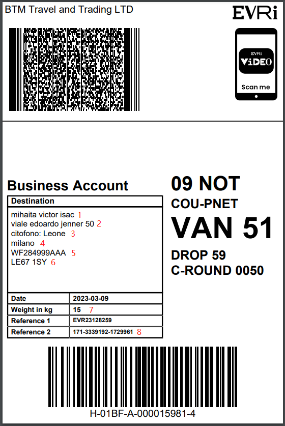 EVRI STANDARD Group Label